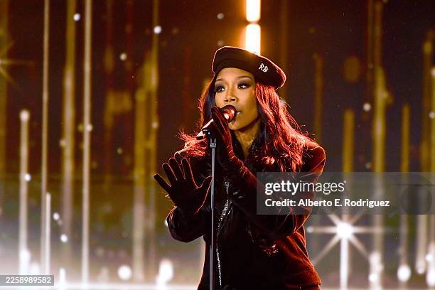 Brandy Norwood performs onstage during 2026 Recording Academy Honors Presented by The Black Music Collective at Fairmont Century Plaza on January 29,...
