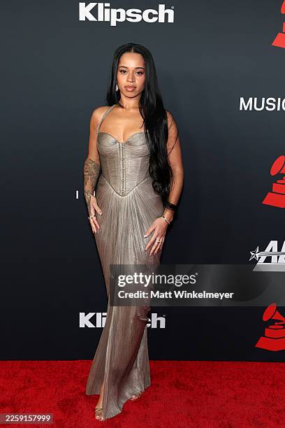 Ella Mai attends 2026 MusiCares Person of the Year Honoring Mariah Carey on January 30, 2026 in Los Angeles, California.