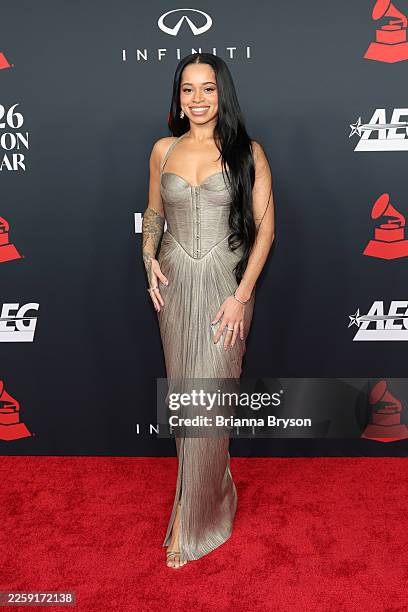 Ella Mai attends 2026 MusiCares Person of the Year Honoring Mariah Carey at Los Angeles Convention Center on January 30, 2026 in Los Angeles,...