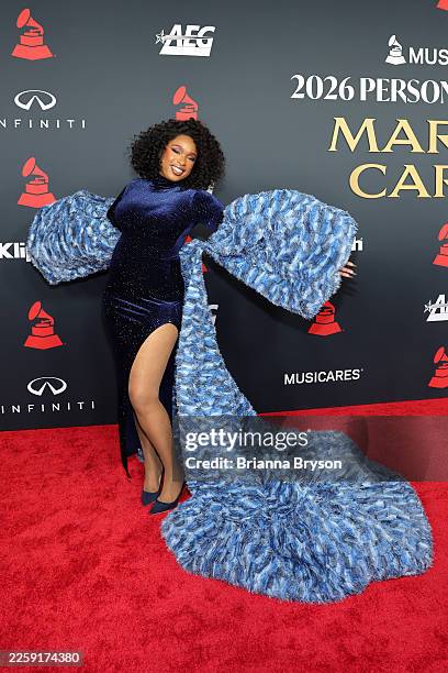 Jennifer Hudson attends 2026 MusiCares Person of the Year Honoring Mariah Carey at Los Angeles Convention Center on January 30, 2026 in Los Angeles,...