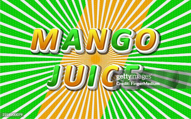 mango juice template background - mango pieces stock illustrations