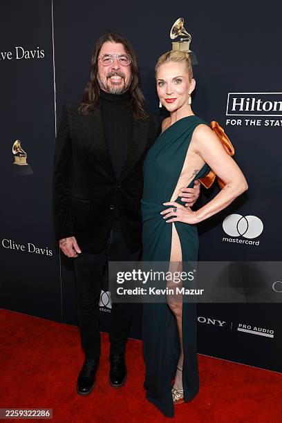 Dave Grohl and Jordyn Blum attend the 68th GRAMMY Awards Pre-GRAMMY Gala & GRAMMY Salute to Industry Icons Honoring Avery Lipman & Monte Lipman on...