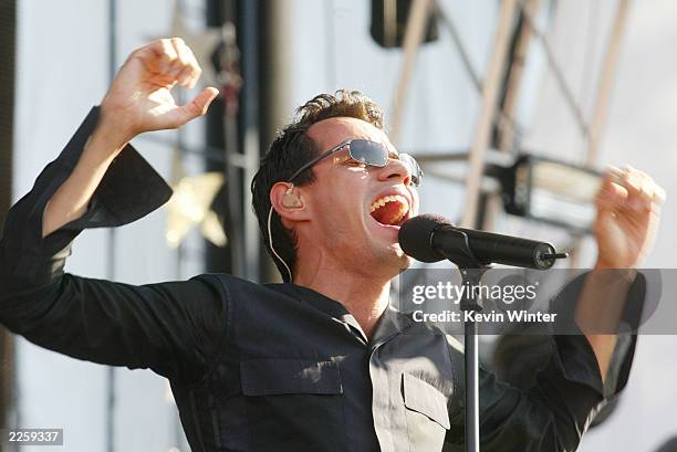 Marc Anthony at KIIS-FM's All-American Wango Tango at the Rose Bowl in Pasadena, Ca. Saturday, June 15, 2002. Photo by Kevin Winter/ImageDirect.