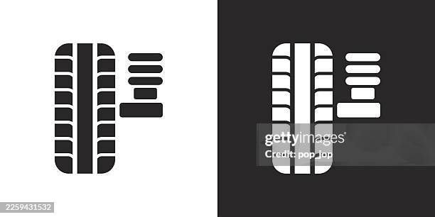 wheel suspension vector icon in flat style - stability control stock illustrations