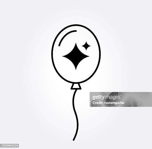 a balloon with an ai logo on it. on white background - machine learning customer stock illustrations