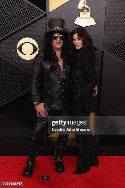 Slash and Meegan Hodges attend the 68th GRAMMY Awards on February 01, 2026 in Los Angeles, California.