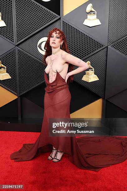 Chappell Roan attends the 68th GRAMMY Awards at Crypto.com Arena on February 01, 2026 in Los Angeles, California.