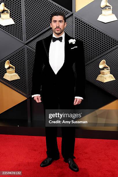 Bad Bunny attends the 68th GRAMMY Awards at Crypto.com Arena on February 01, 2026 in Los Angeles, California.