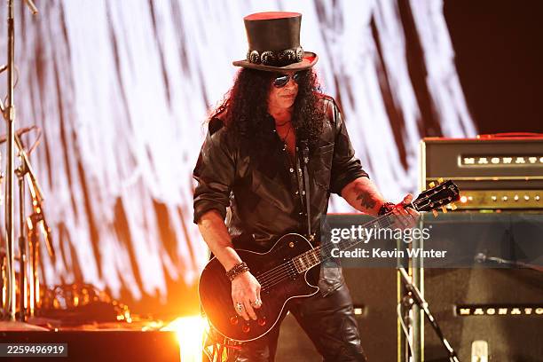 Slash performs onstage during the 68th GRAMMY Awards at Crypto.com Arena on February 01, 2026 in Los Angeles, California.