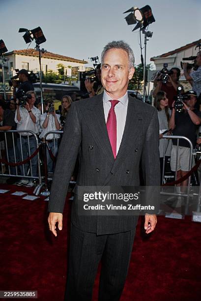 American and British actor Christopher Guest attends the world premiere of 'Halloween H20' at the Mann Village Theater in Westwood, California, 27th...