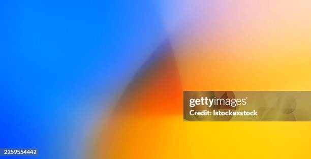 abstract blurred blue and yellow background - adulation stock illustrations