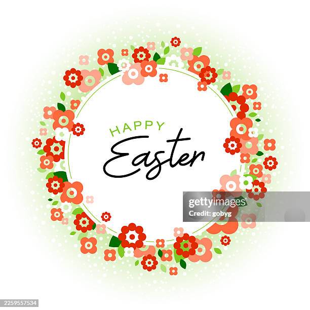 happy easter greeting card - easter background stock illustrations