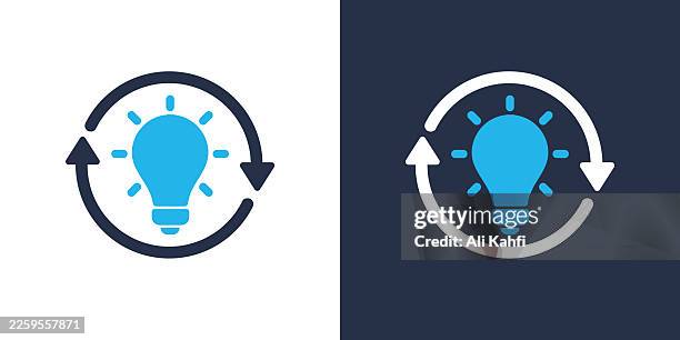 new idea glyph solid icon. solid icon that can be applied anywhere, simple, pixel perfect and modern style. - creative director stock illustrations