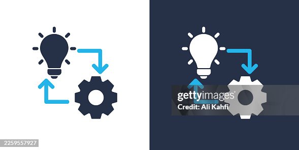 Idea Execution glyph solid icon. Solid icon that can be applied anywhere, simple, pixel perfect and modern style. Idea Execution glyph solid icon. Solid icon that can be applied anywhere, simple, pixel perfect and modern style.