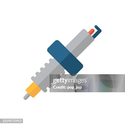 Spark plug vector icon Spark plug vector icon