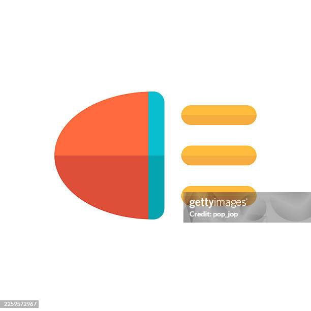 car headlights vector icon - headlights at night stock illustrations