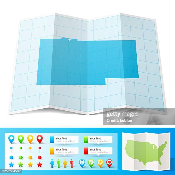 lee county, illinois map with location pins on white background - dixon illinois stock illustrations