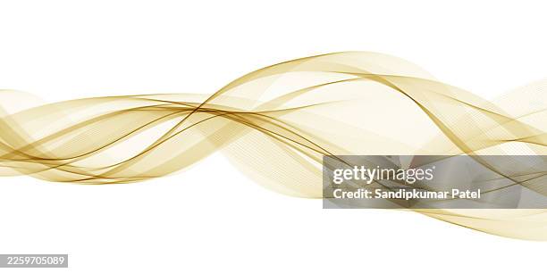 abstract golden curve background - pamphlet stock illustrations