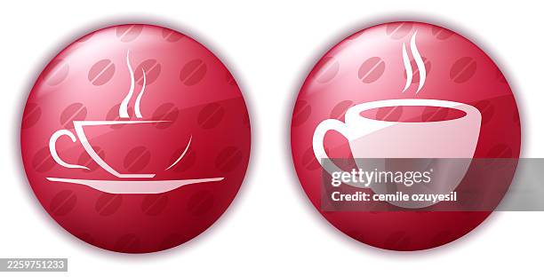 break button - espresso beans stock illustrations