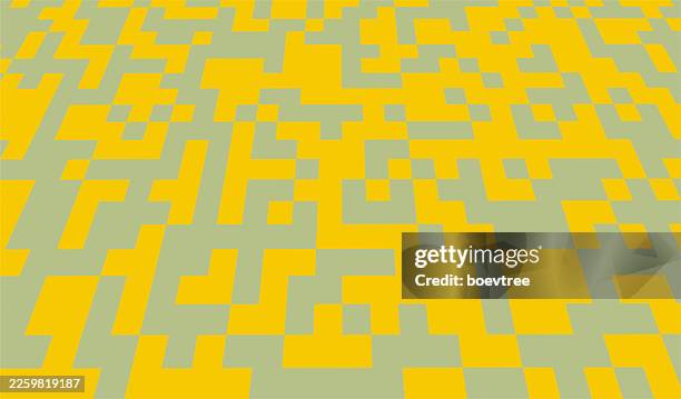 abstract camouflage checked perspective background - solid colour background stock illustrations