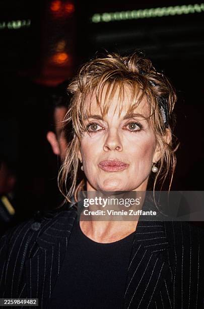 American actress Linda Gray attends the California Fashion Industry Friends of AIDS Project Los Angeles Eighth Annual Fashion Show & Dinner Benefit...