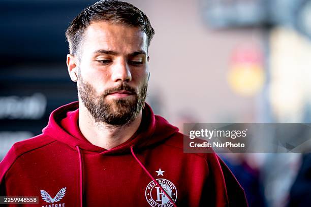 Feyenoord Rotterdam defender Bart Nieuwkoop plays during the match between FC Utrecht and SC Feyenoord Rotterdam at Stadium de Galgenwaard for the...