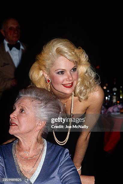 Helen Hayes and Donna Mills at the "Night of 100 Stars", held at Radio City Music Hall in NYC, NY, on February 19 to benefit The Actors Fund of...