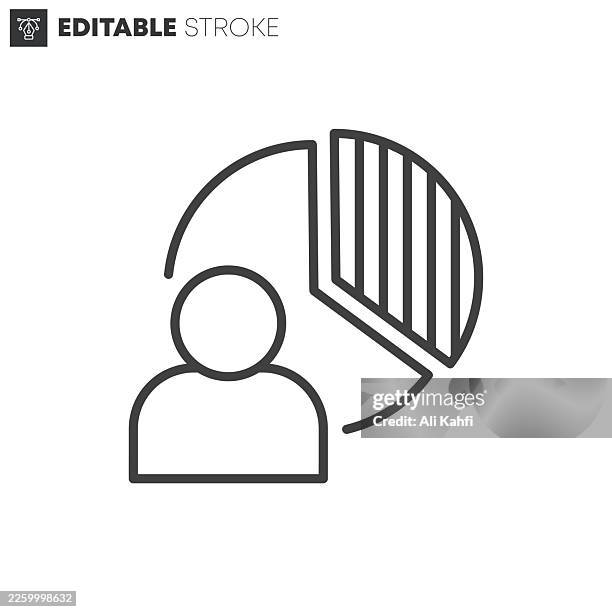 user analytics thin line icons collection. editable stroke. vector illustration. - team building exercise stock illustrations