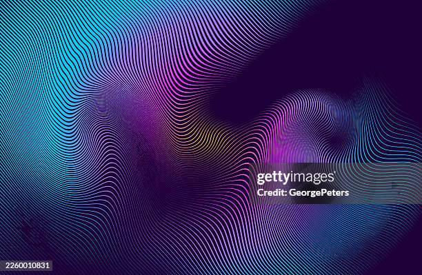 striped swirl pattern satin abstract background - shiny background stock illustrations