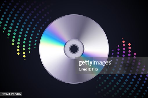 CD-ROM Disc Spinning Background CD-ROM Disc Spinning Background