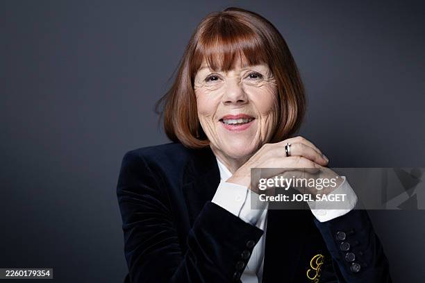 Gisèle Pelicot poses during a photo session in Paris on February 4, 2026. "Et la joie de vivre" , written by Gisèle Pelicot, with journalist and...