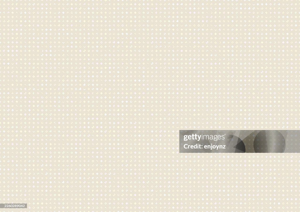 Abstract fun data half tone letters grid background
