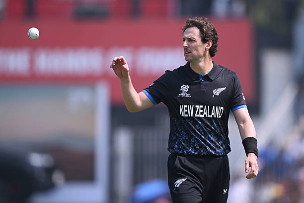 Matt Henry of New Zealand during the ICC Men's T20 World Cup India & Sri Lanka 2026 match between New Zealand and Afghanistan at MA Chidambaram...