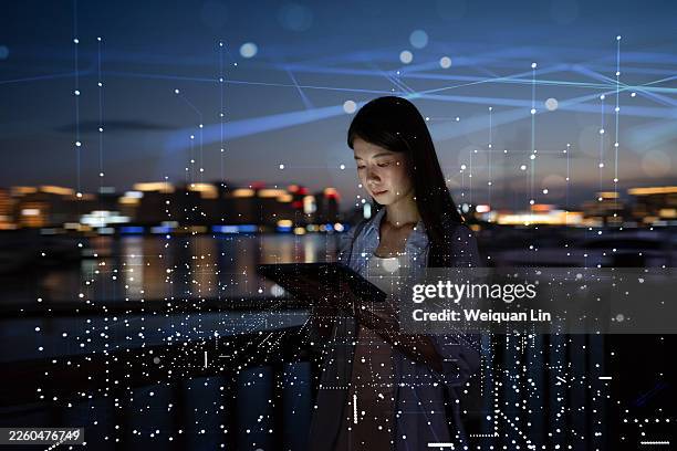artificial intelligence and big data - complex system stock pictures, royalty-free photos & images