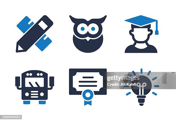 school glyph solid icons. solid icon that can be applied anywhere, simple, pixel perfect and modern style - students learning computer programming stock illustrations