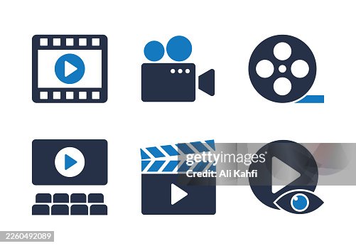 Video movie glyph solid icons. Solid icon that can be applied anywhere, simple, pixel perfect and modern style Video movie glyph solid icons. Solid icon that can be applied anywhere, simple, pixel perfect and modern style