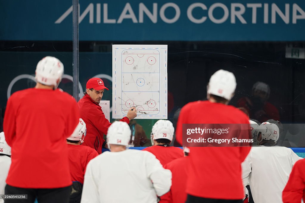 Men's Ice Hockey Training - Milano Cortina 2026 Winter Olympics: Day 2