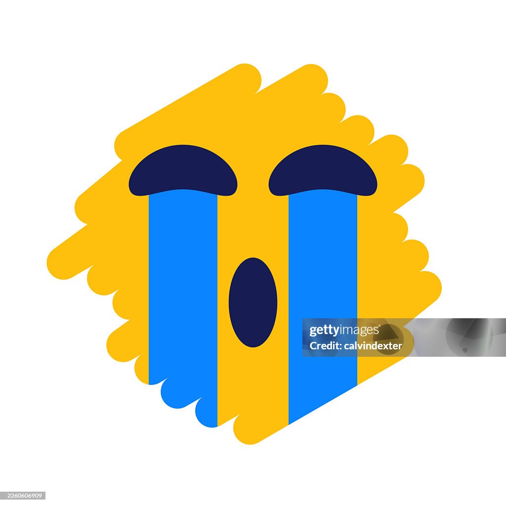 Cute doodle emoji
