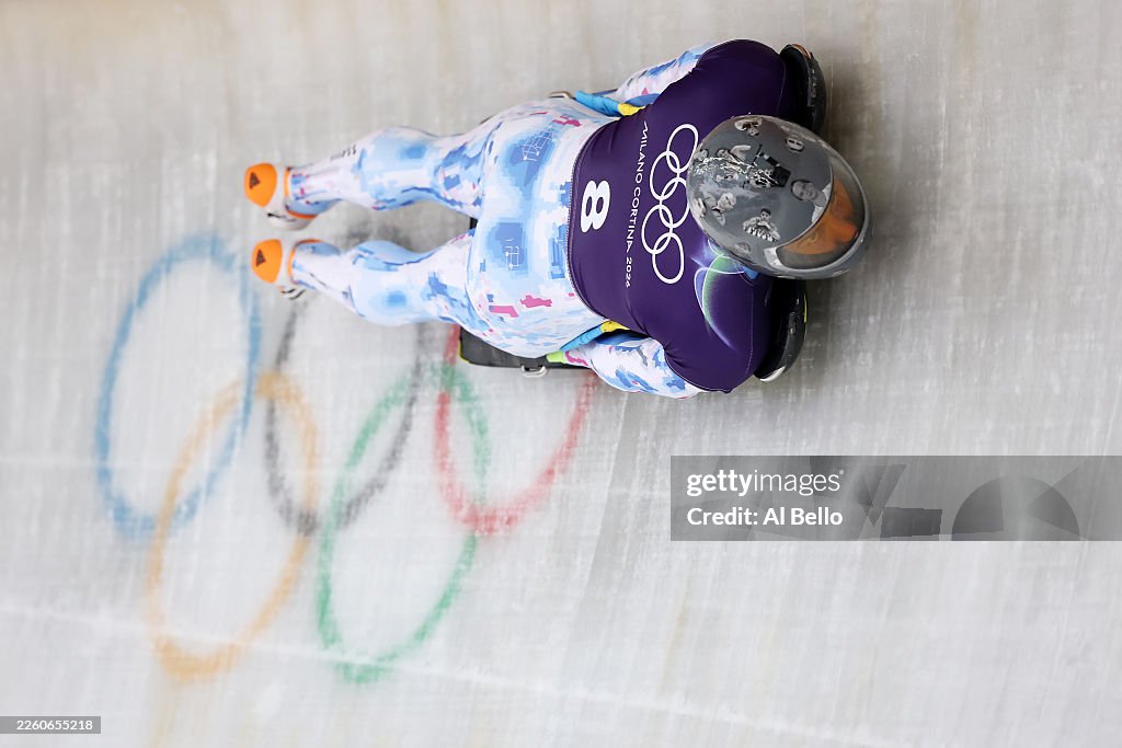Skeleton Training - Milano Cortina 2026 Winter Olympics: Day 3