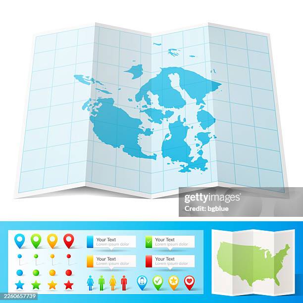 san juan county, washington map with location pins on white background - san juan islands stock illustrations