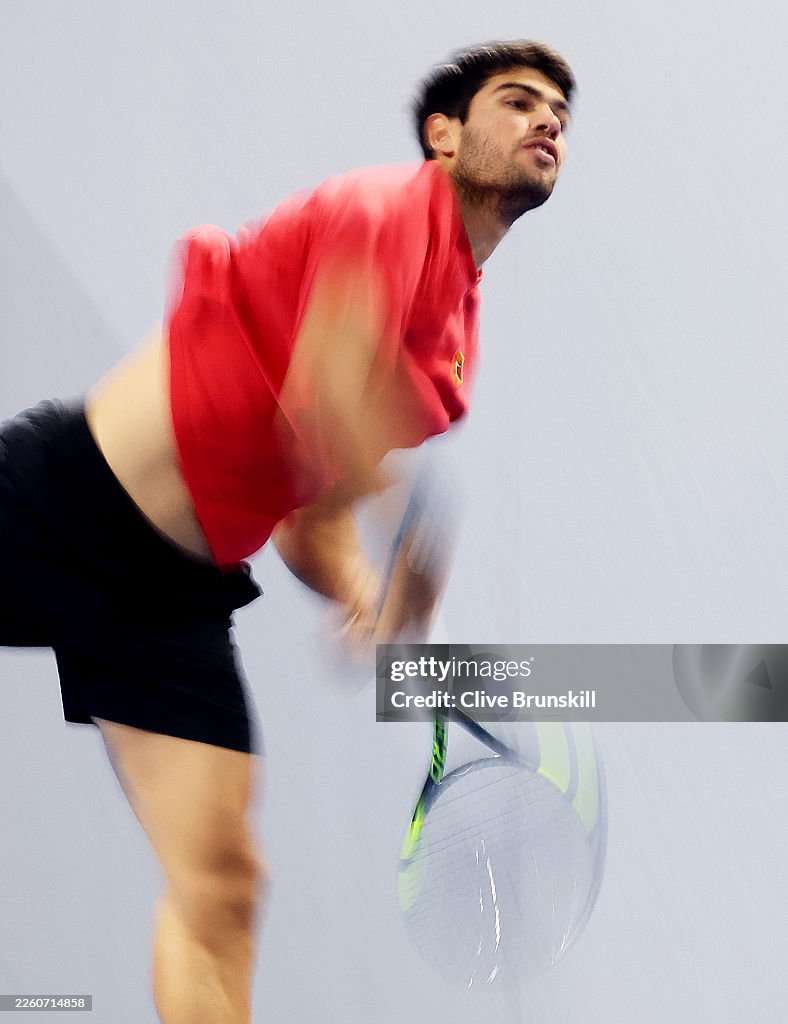 Carlos Alcaraz Training Session