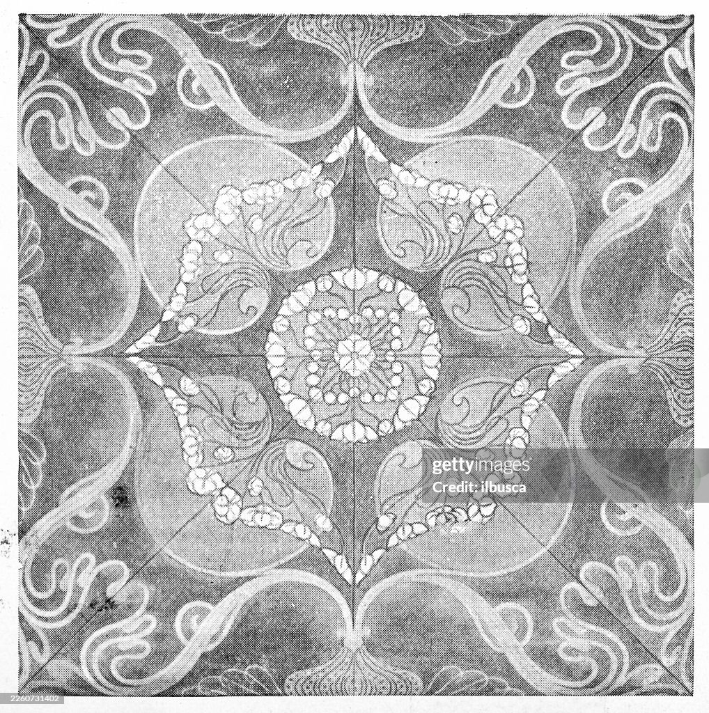 Design for embroidered cushion cover