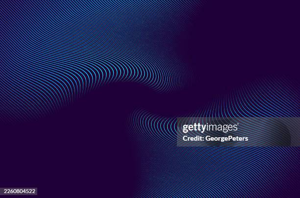 halftone pattern, abstract background of rippled, wavy stripes - interlocked stock illustrations