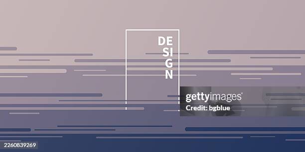 abstract design with horizontal lines and gray gradient - trendy background - sunset timelapse stock illustrations