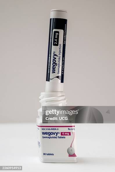 Photo Illustration of the new Wegovy 4mg semaglutide tablets with... News Photo