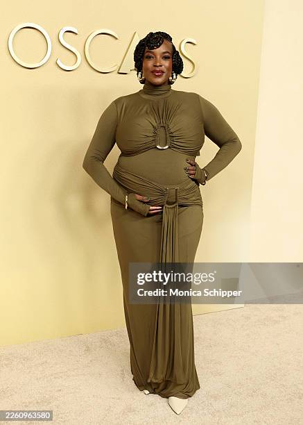 Wunmi Mosaku attends the 98th Oscar Nominees Luncheon at The Beverly Hilton on February 10, 2026 in Beverly Hills, California.
