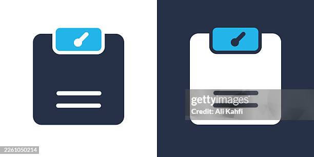 body scale glyph solid icon. solid icon that can be applied anywhere, simple, pixel perfect and modern style. - squat exercise stock illustrations