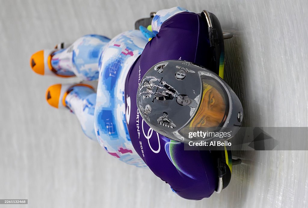 Skeleton Training - Milano Cortina 2026 Winter Olympics: Day 5