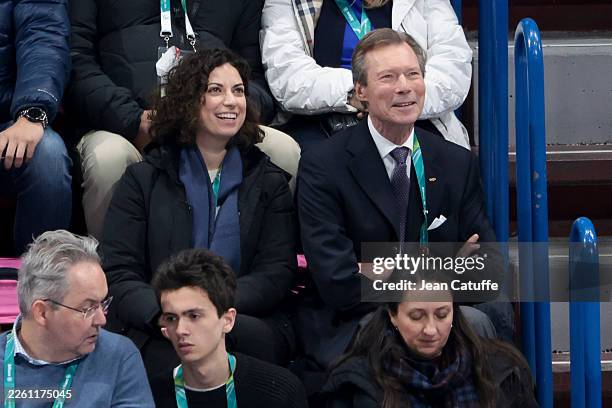 Henri, Grand Duke of Luxembourg attends the Figure Skating Ice Dance - Free Dance event on day five of the Milano Cortina 2026 Winter Olympic Games...