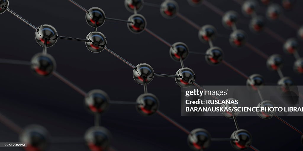 Graphene sheet, illustration